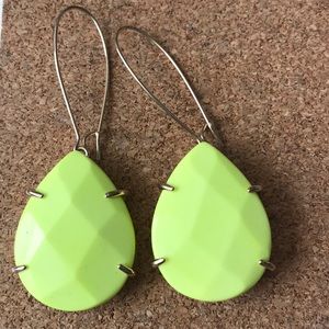 Bright Yellow Kendra Scott Earrings